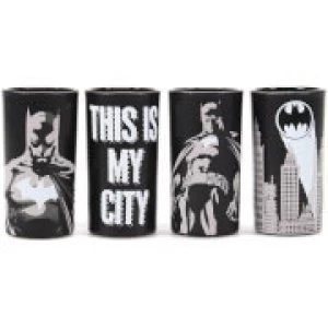 Batman Set of 4 Mini Glasses