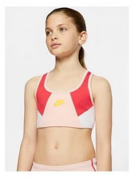 Image of Nike Nsw Older Girls Classic Sports Bra - Coral
