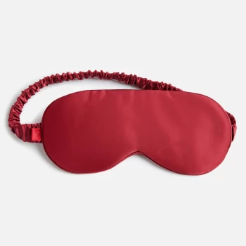 image of ESPA Silk Eye Mask - Burgundy