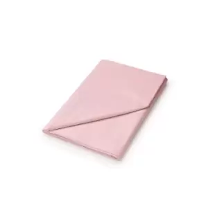 50/50 Plain Dye Percale Super Kingsize Flat Sheet, Blush