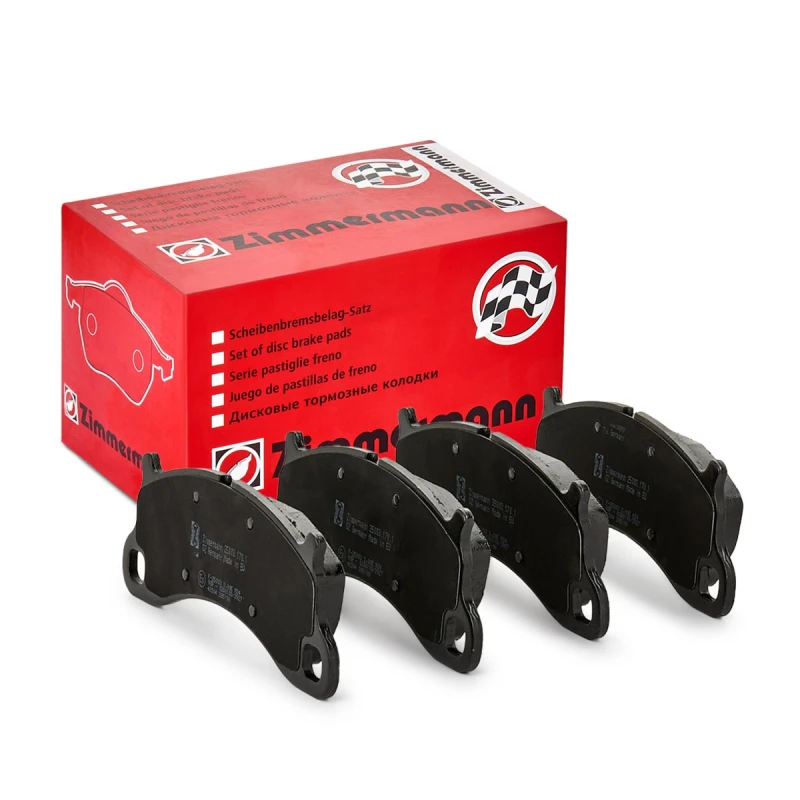Image of ZIMMERMANN 25003.170.1 Brake pad set Front Axle, prepared for wear warning indicator, Photo corresponds to scope of supply Brake Pad Set,disc brake (