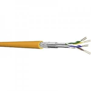 Image of Network cable CAT 7a SFTP 4 x 2 x 0.25mm Yellow