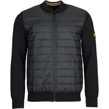 Image of Barbour International Legacy Baffle Zip Through Sweatshirt - Black