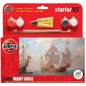 image of Small Starter Set Mary Rose Airfix 1:300 Model Kit