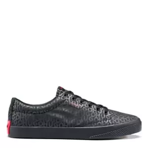 Image of Hugo AOP Dyer Tenn Black Trainers
