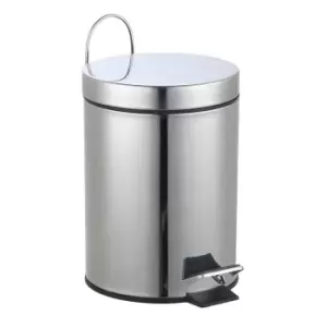 Image of Pedal Bin Stainless Steel Pedal Bin 3L - Lewis's TJ Hughes