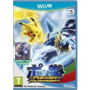 Image of Pokken Tournament Shadow Mewtwo Amiibo Card Wii U Game