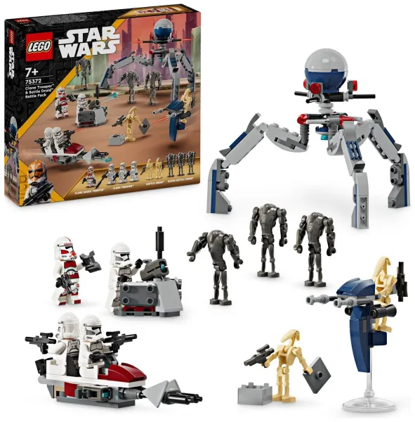 image of LEGO Star Wars Clone Trooper & Battle Droid Pack 75372