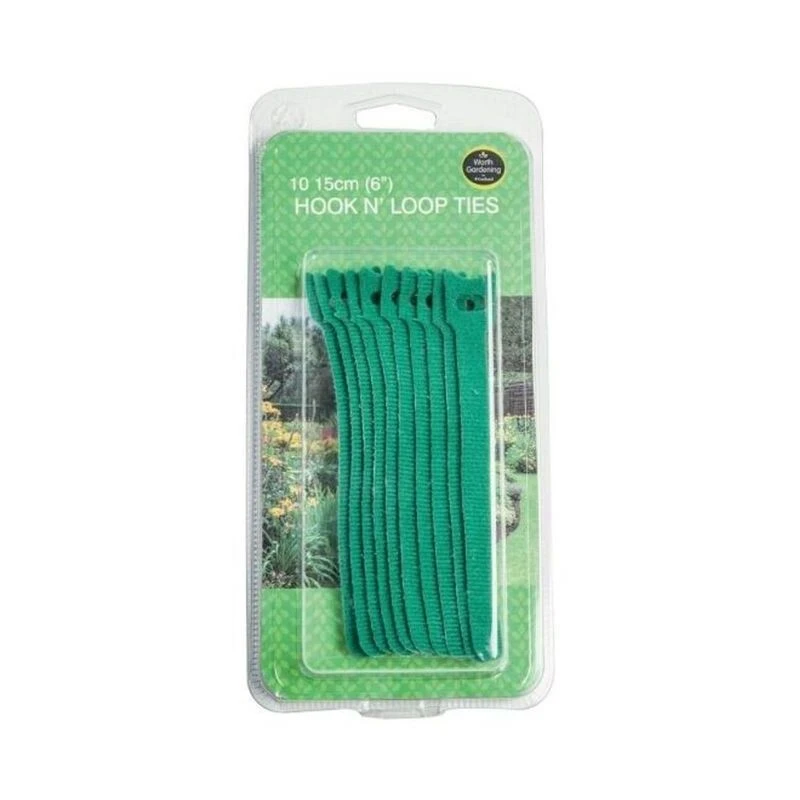 Image of Garland 15cm (6") Hook N' Loop Ties (10) W0894