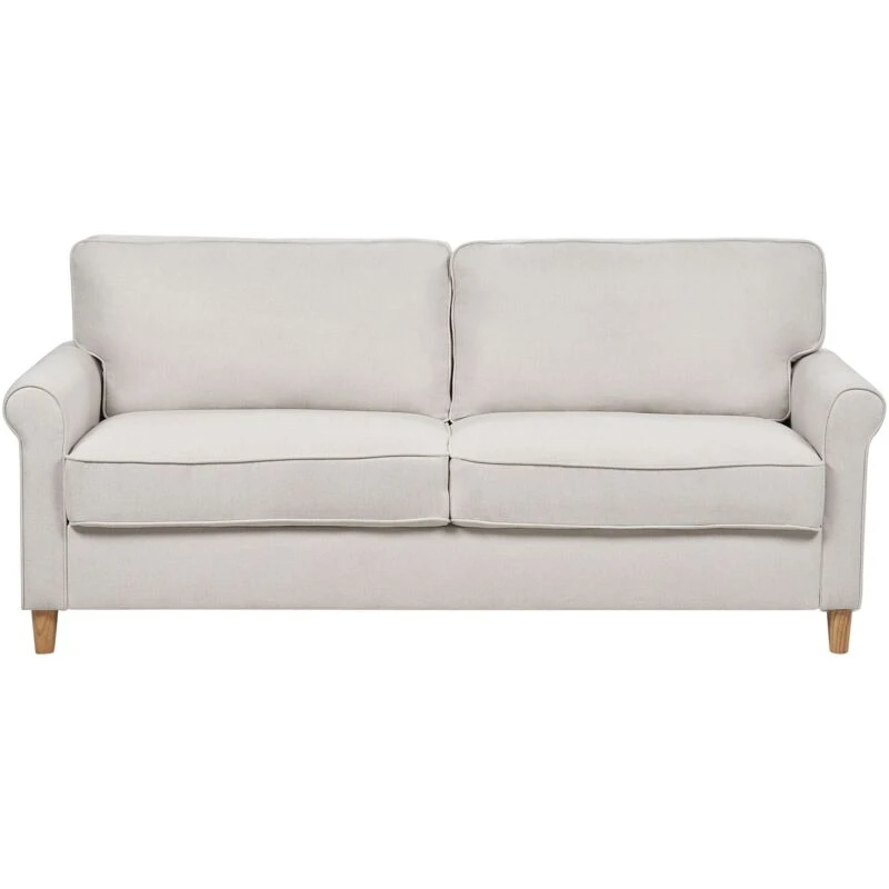 Image of Beliani Sofa 3 Seater Ronneby Fabric Beige