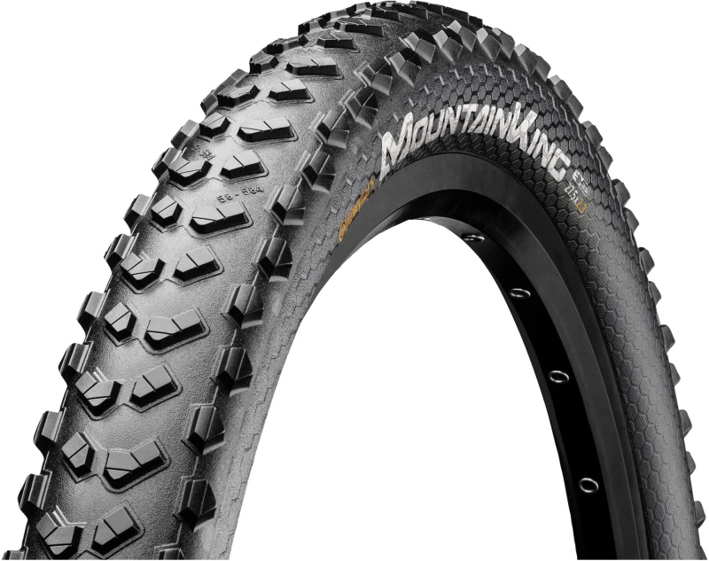 Image of Continental Mountain King Wire Bead Tyre 29X2.30 BLACK/BLACK - Cycles UK