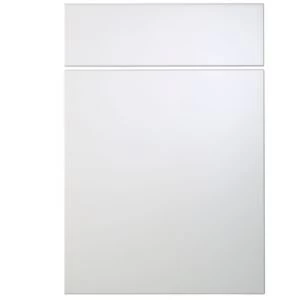 Image of Cooke Lewis Raffello High Gloss White Drawerline door drawer front W500mm Pack of 1