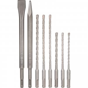 Image of Bosch 8 Piece SDS Drill and Chisel Set