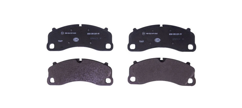 Image of HELLA 8DB 355 039-991 Brake pad set prepared for wear warning indicator Brake Pad Set,disc brake (402)
