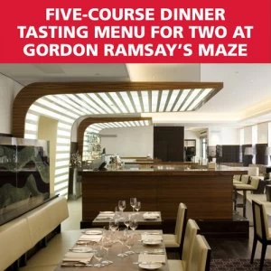 Image of Red Letter Days - Five-course Dinner Tasting Menu For Two At Gordon Ramsays Maze