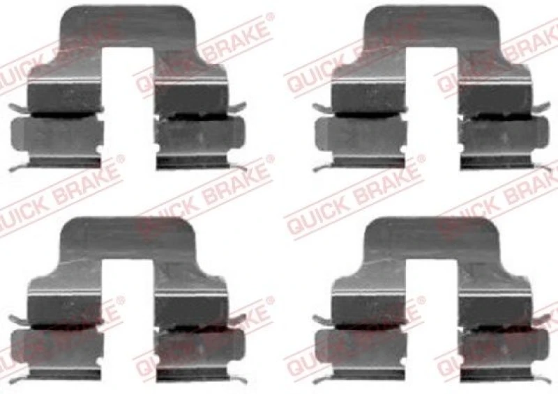 Image of QUICK BRAKE Brake pad fitting kit QUICK BRAKE 109-1247