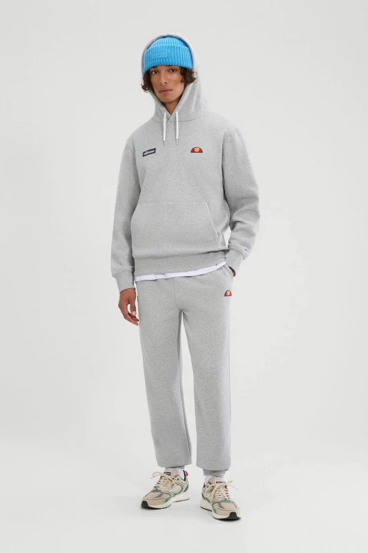 Image of Ellesse Mens Traccota OH Hoody & Jog Pant Set in Grey Size: Small Grey Male S