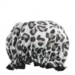 Image of The Vintage Cosmetic Company Shower Cap Leopard Print