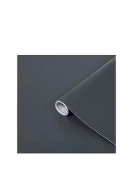 image of D-C-Fix Matt Anthracite Dc Fix Self Adhesive Vinyl Wrap Film - 67.5Cm X 5M