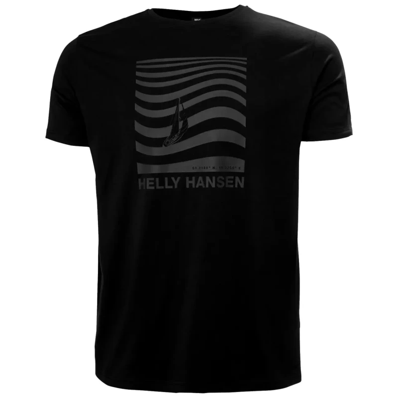 Image of Helly Hansen T-Shirt Helly Hansen Shoreline 3.0 Noir Male M