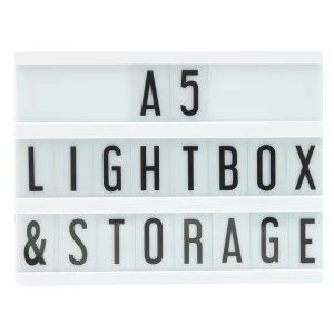 Image of Locomocean A5 LED Cinematic Light Box with 90 Letters and 10 Emojis