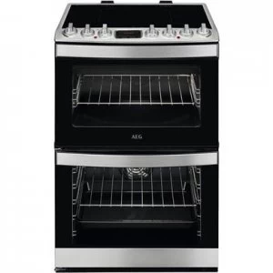 Image of AEG CIB6731ACM Double Oven Induction Hob Electric Cooker