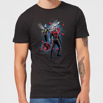 Image of Ant-Man And The Wasp Particle Pose Mens T-Shirt - Black - 4XL - Black
