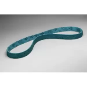 image of 3M Surface Conditioning Belt SC-BS, 30 mm x 533 mm, A VFN, Blue