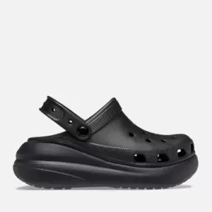 image of Crocs Classic Crush Rubber Platform Clogs - M8W9