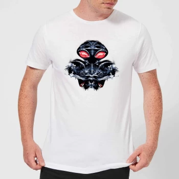 image of Aquaman Black Manta Sea At War Mens T-Shirt - White - XS