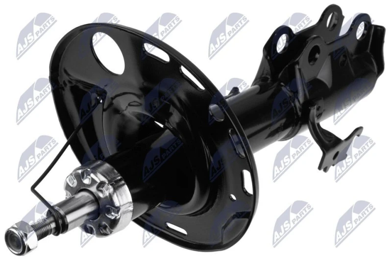 Image of NTY A-TY-050 Shock absorber Front Axle Right, Gas Pressure, Twin-Tube, Suspension Strut, Bottom Clamp Shock Absorber (854)