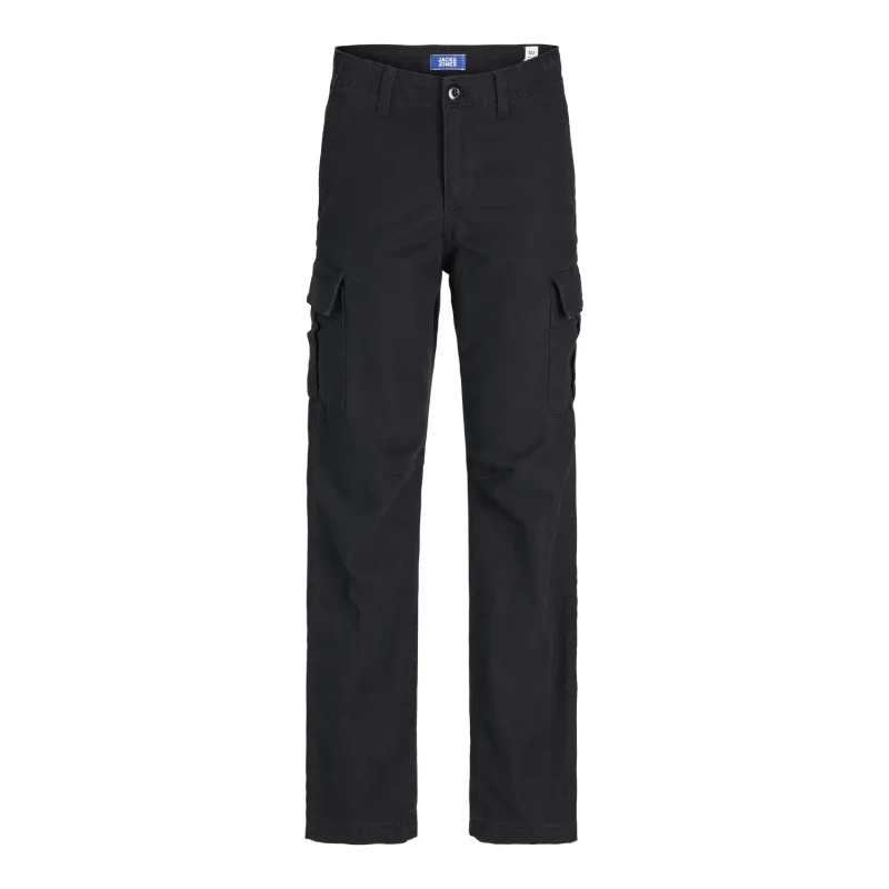 Image of JACK & JONES JUNIOR Cargo Trousers Black Baby 10Y (138CM);15Y (168CM);14Y (162CM);12Y (150CM);11Y (144CM)