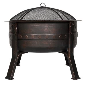 Image of La Hacienda Steel Banded Fire Pit