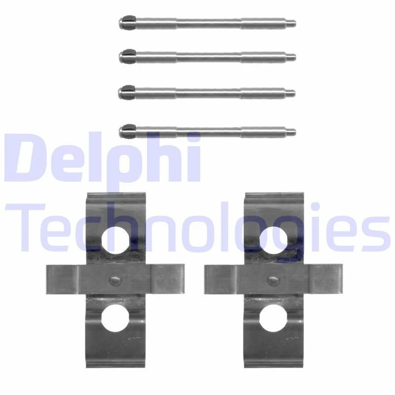 Image of DELPHI Brake pad fitting kit DELPHI LX0652