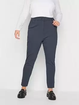 Image of Yours Bengaline Trouser Navy, Blue, Size 16, Women