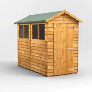 Image of 8X4 Power Overlap Apex Shed