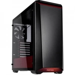 image of Phanteks P400 Midi tower PC casing Black, Red 2 built-in fans