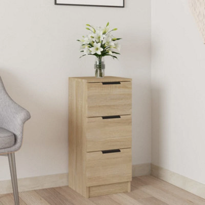 Image of VIDAXL Sideboard Sonoma Oak 30x30x70cm Engineered Wood Vidaxl 8720287078715