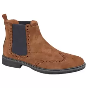 Image of Goor Mens Chelsea Boots (9 UK) (Tan)