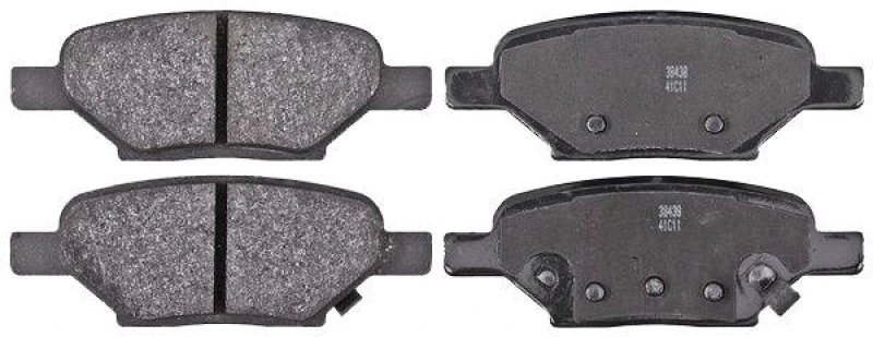Image of A.B.S. 38438 Brake pad set with acoustic wear warning Brake Pad Set,disc brake (402)