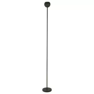 Image of Eindhoven 1 Light Matt Black Floor Lamp