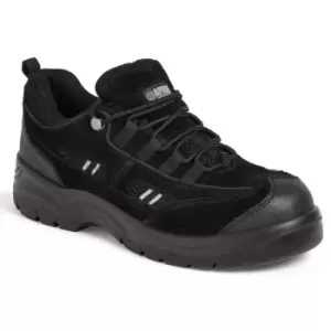 Image of AP302SM Black Suede Safety Trainer - Size 12