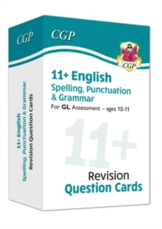 Image of 11+ GL Revision Question Cards: English Spelling, Punctuation & Grammar - Ages 10-11 Hardback