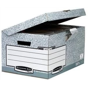 image of Bankers Box by Fellowes System A4Foolscap Flip Top Storage Box