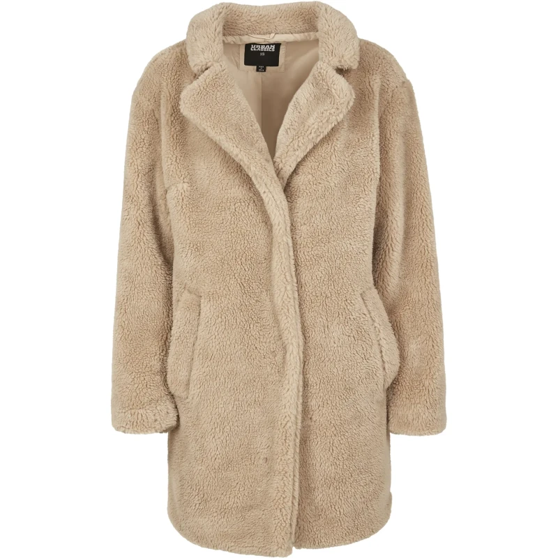 Image of Urban Classics Womens parka Urban Classic oversized sherpa Blanc Female M