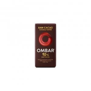 image of Ombar Pure 90% Raw Chocolate 35g x 10