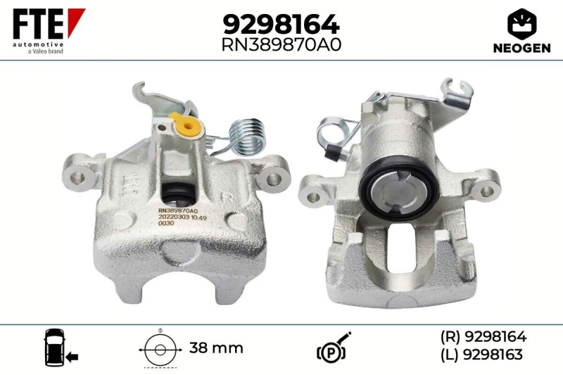 Image of Brake caliper FTE 9298164