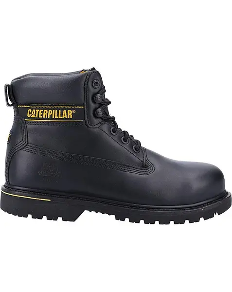 Image of CAT Workwear Caterpillar Holton Safety Boot Black Male 13 MC92608