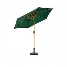 Amir Royalcraft 2.5m Woodlook Crank & Tilt Parasol Green - Garden & Outdoor