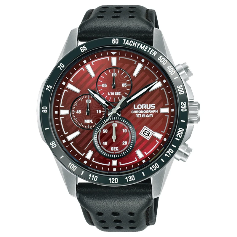 Image of Lorus Lorus Chronograph Analogue Watch Mens - Black One Size